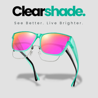 Green Frame/Purple Lens