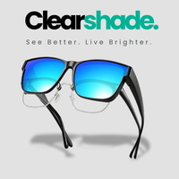 Black Frame/Blue Lens