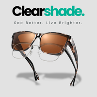 Beige Tortoise Frame/Brown Lens