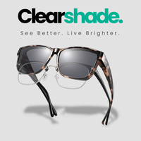 Beige Tortoise Frame/Grey Lens